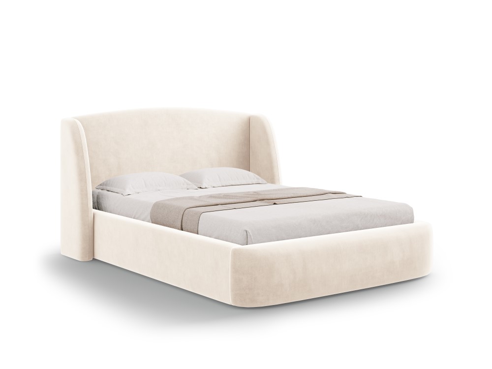 CXL by Christian Lacroix Aude, velvet bed with headboard