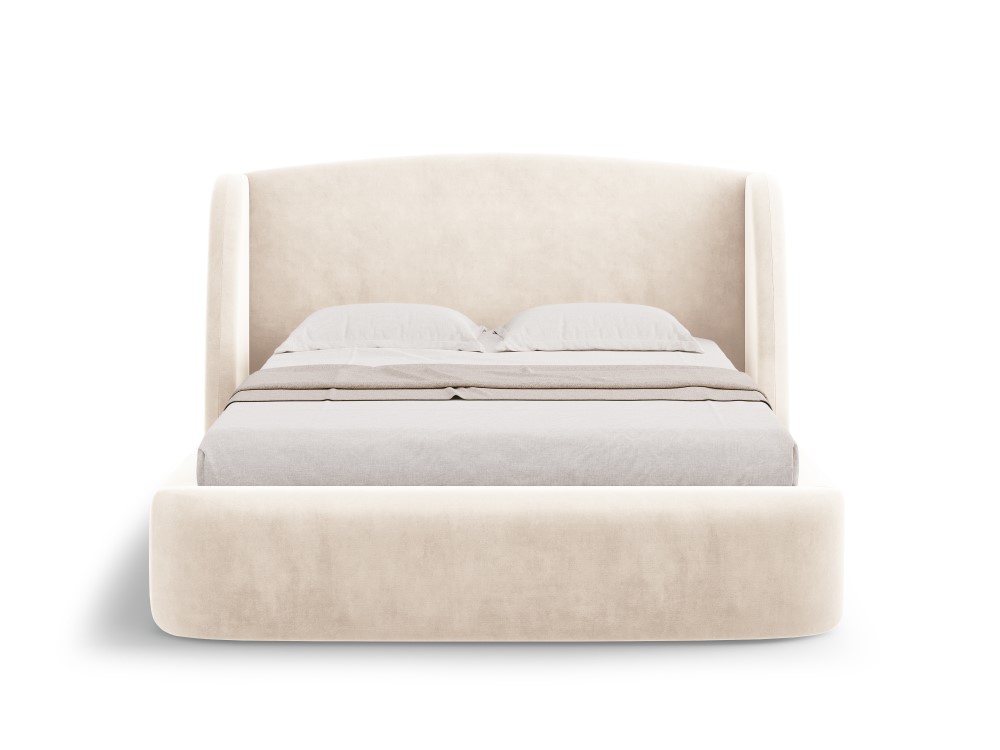 CXL by Christian Lacroix Aude, velvet bed with headboard
