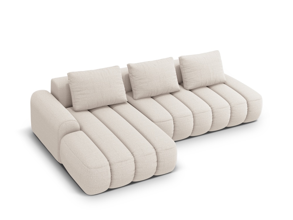 CXL by Christian Lacroix Simona, corner sofa with bed function and box 4 seats