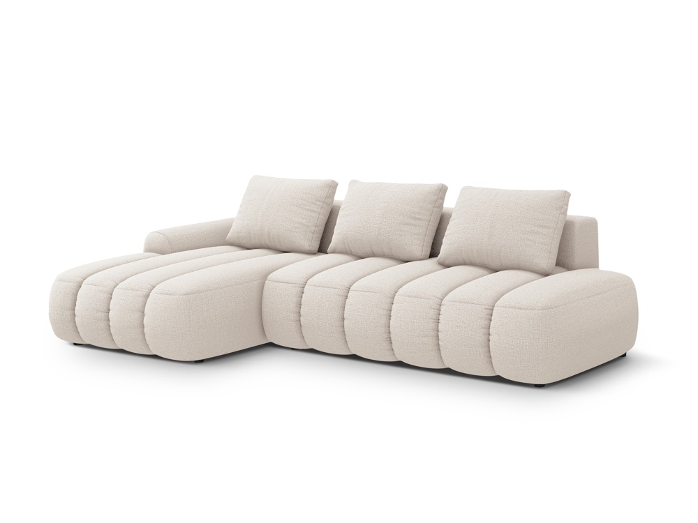 CXL by Christian Lacroix Simona, corner sofa with bed function and box 4 seats