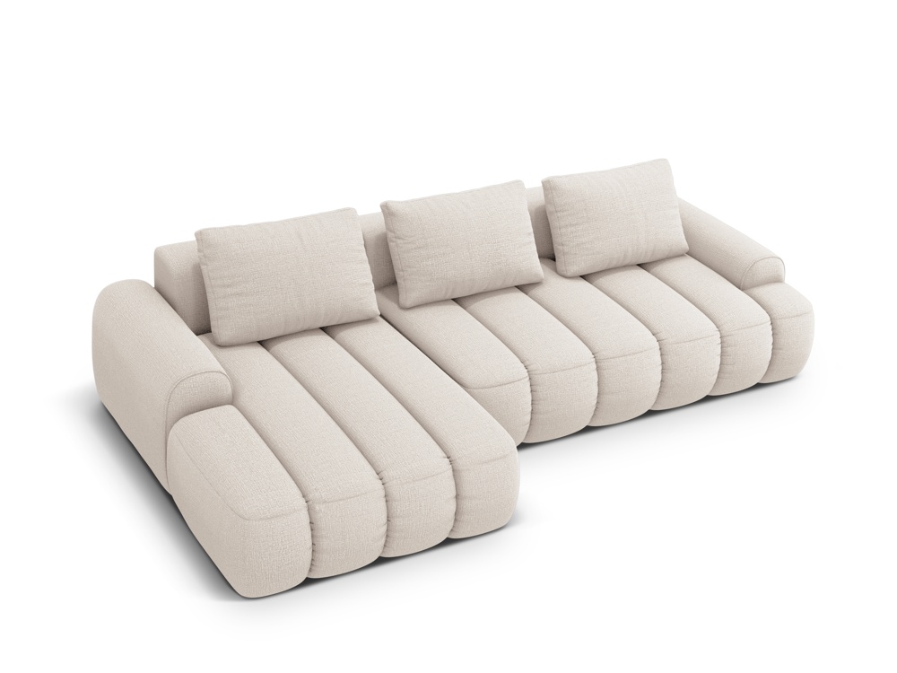 CXL by Christian Lacroix Simona, corner sofa with bed function and box 3 seats