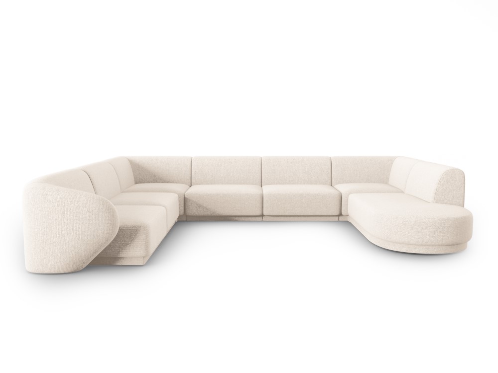 CXL by Christian Lacroix Lionel, panoramic sofa 8 seats