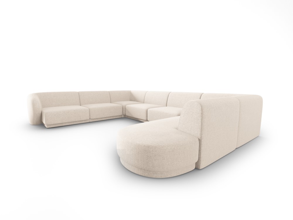 CXL by Christian Lacroix Lionel, panoramic sofa 8 seats